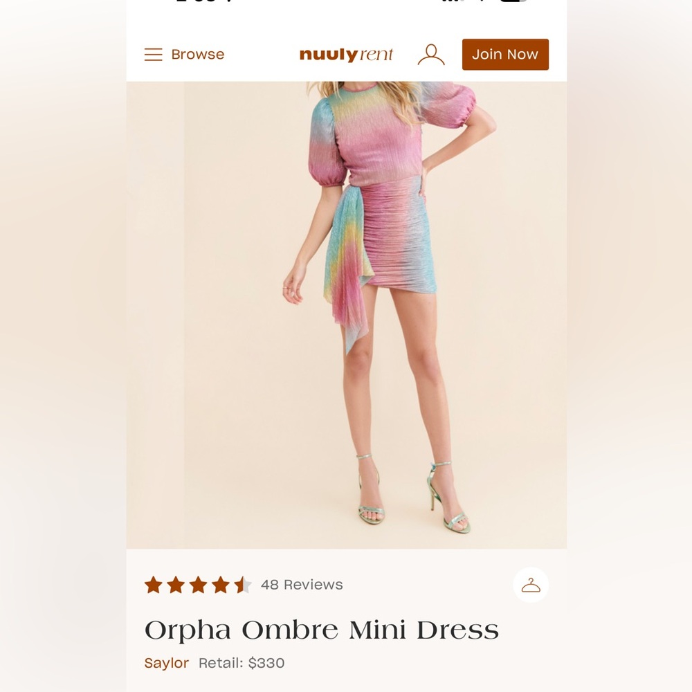 SAYLOR Orpha Mini Dress Large-purchased 2nd hand.